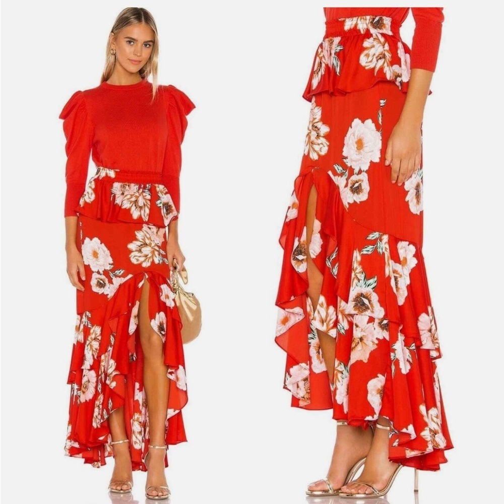 NWT Revolve MISA LOS ANGELES Lucia Skirt in Poppy Floral
